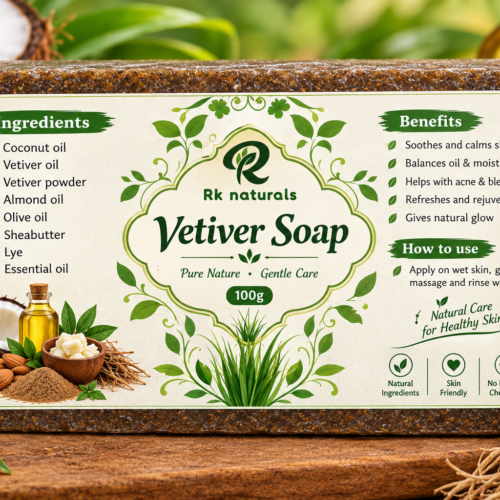 Vetiver soap(100 gm)