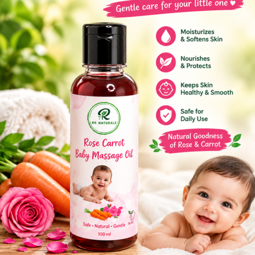 Rose Carrot Baby Massage oil(50 ml)