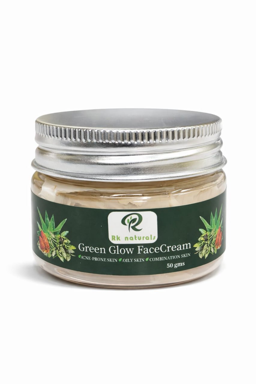 Green Glow Face Cream For Acne