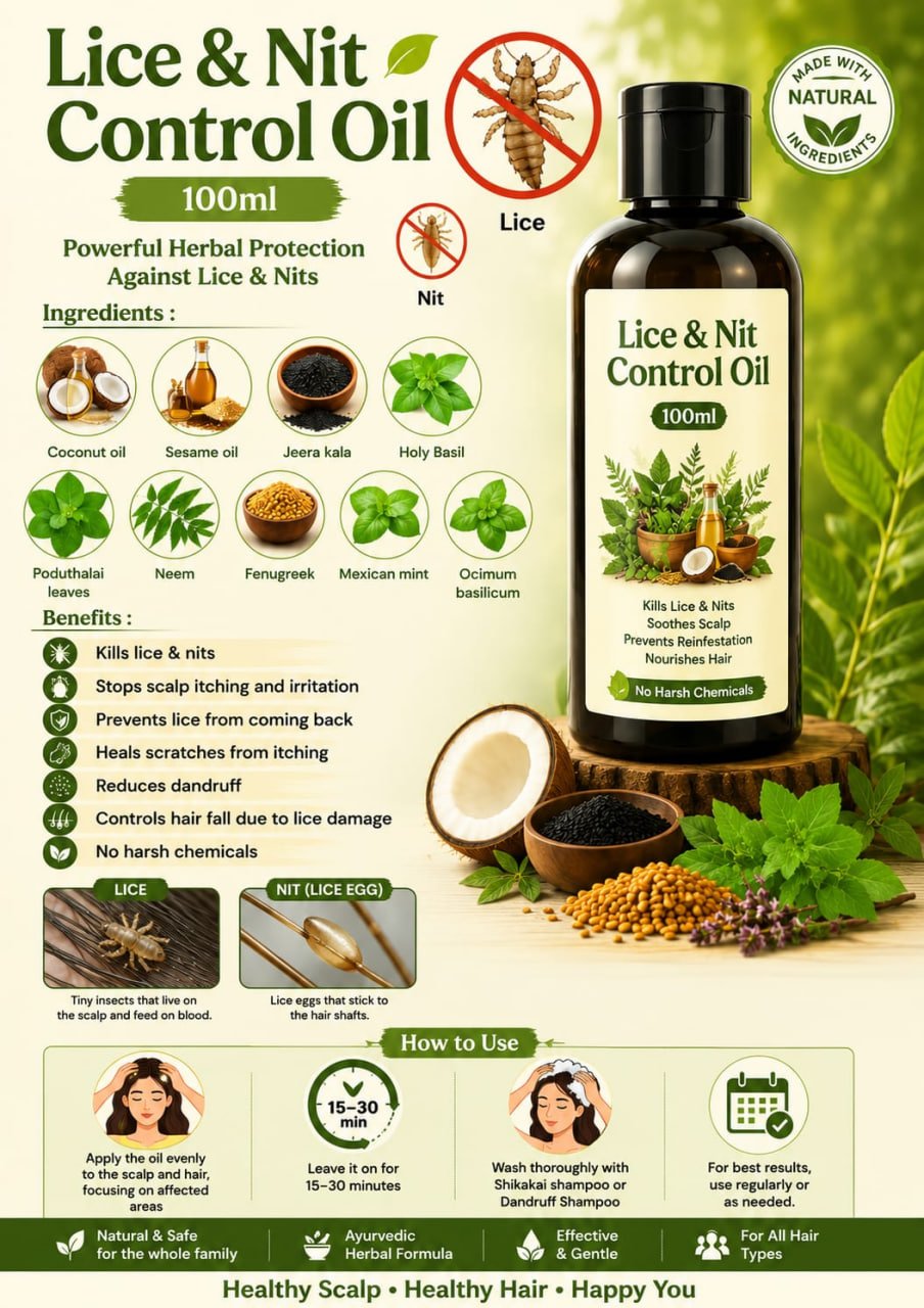 Lice and Nit Control Oil