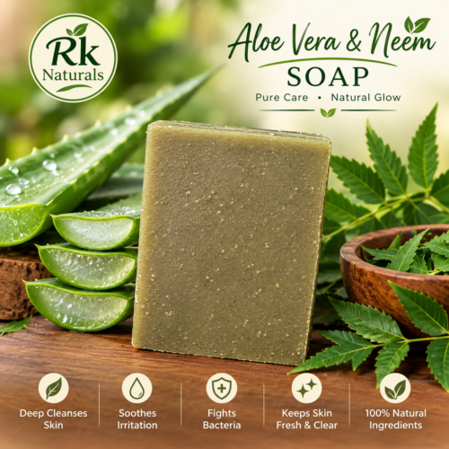 Aloe Vera & Neem Soap (100g-110g)